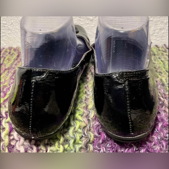 Born Black Bow Embellished Leather Ballet Flats Size 7 - Picture 4 of 11